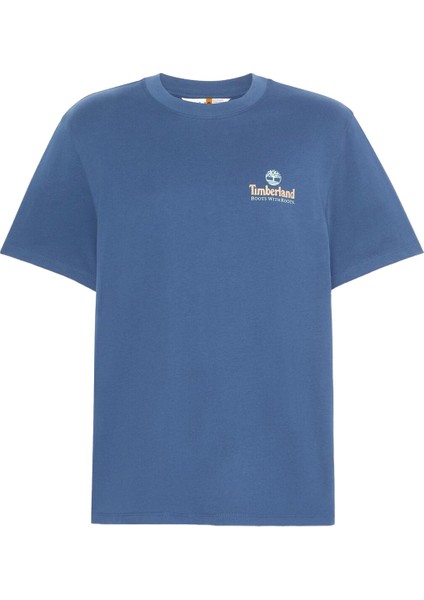 Illustrated Tree Logo Back Graphic Tee Erkek Tişört TB0A6DG52881