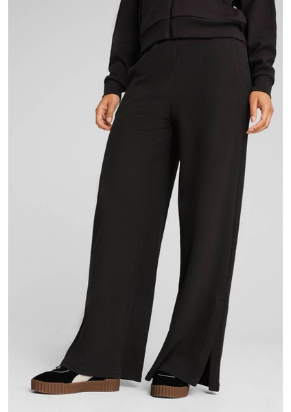 Her High-Waist Sweatpants Siyah Kadın Eşofman Altı
