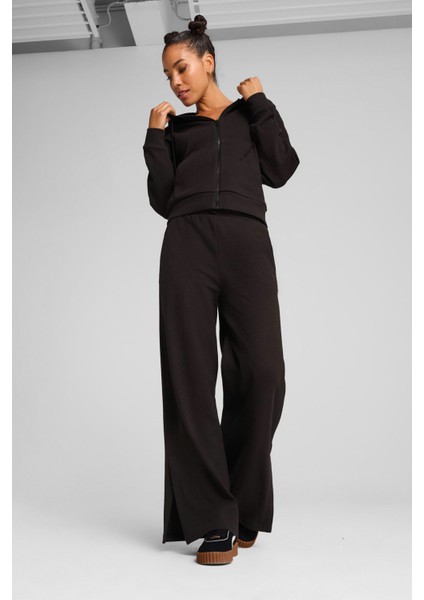 Her High-Waist Sweatpants Siyah Kadın Eşofman Altı