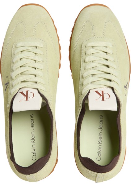 Ck YW0YW01898 Low Profıle Runner Mg Sue Kadın Sneakers