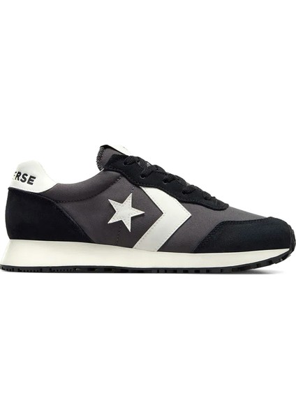 Omega Trainer Unisex Siyah Süet Günlük Sneaker.001