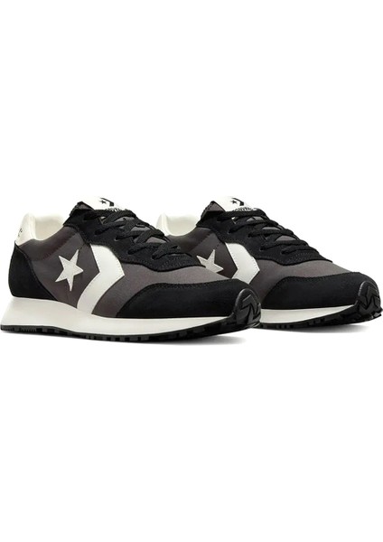 Omega Trainer Unisex Siyah Süet Günlük Sneaker.001