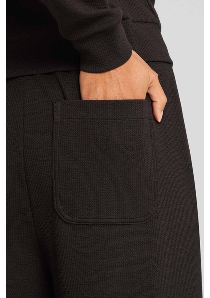 Her High-Waist Sweatpants Siyah Kadın Eşofman Altı