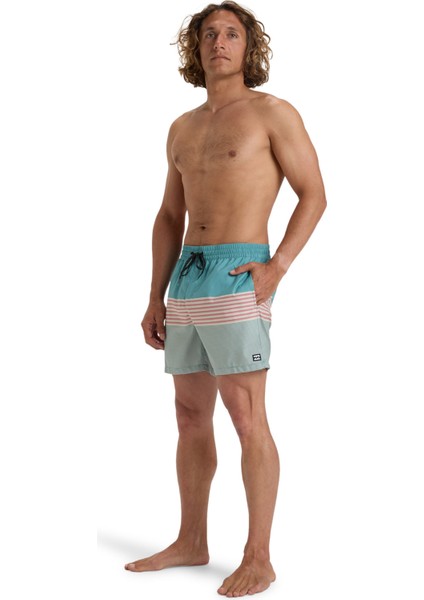 ALL DAY STRIPE LB Yeşil Erkek Deniz Şortu