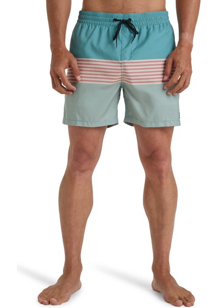 ALL DAY STRIPE LB Yeşil Erkek Deniz Şortu