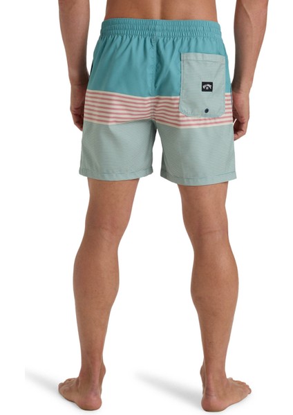 ALL DAY STRIPE LB Yeşil Erkek Deniz Şortu