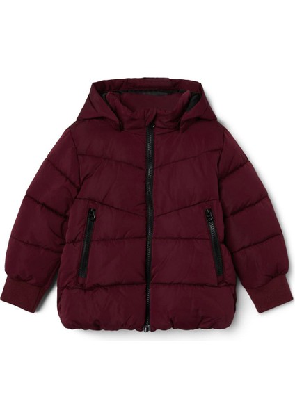 Nmmmusıc Puffer Jacket Bordo Erkek Çocuk Mont