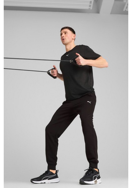 M TAD ESSENTIALS French T Siyah Erkek Eşofman Altı