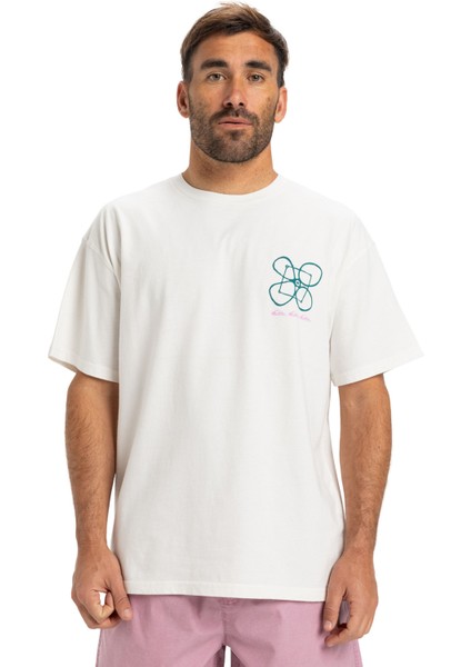 HW OUTSIDE INSIDE SS Beyaz Erkek Kısa Kol T-Shirt