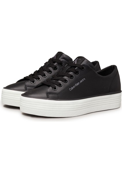 BOLD VULC FLATF LOW LTH I Siyah Kadın Sneaker