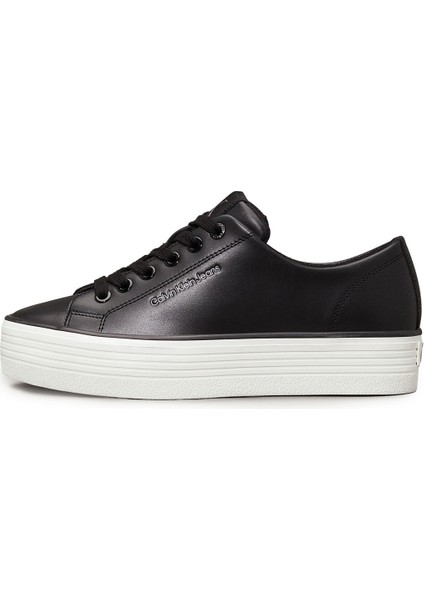 BOLD VULC FLATF LOW LTH I Siyah Kadın Sneaker