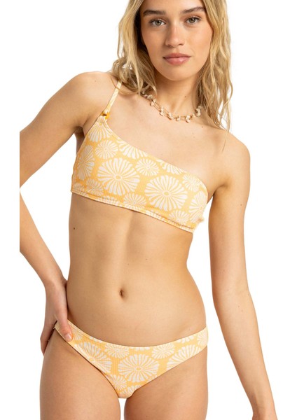 Tropical Tile Bikini Kadın Sarı Bikini Altı