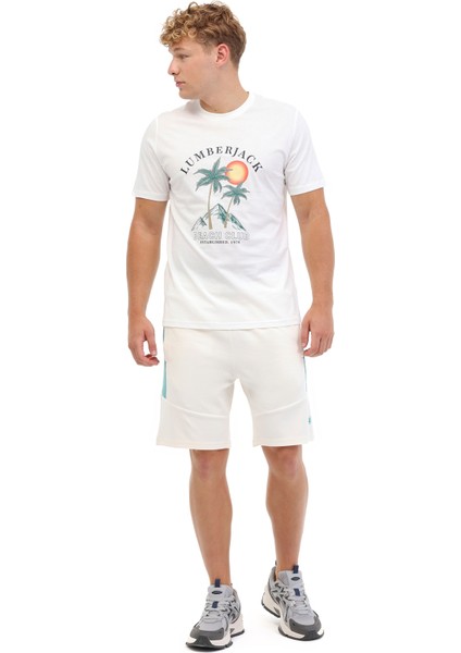 ml Jacop 11HL107 5pr Beyaz Erkek Kısa Kol T-Shirt