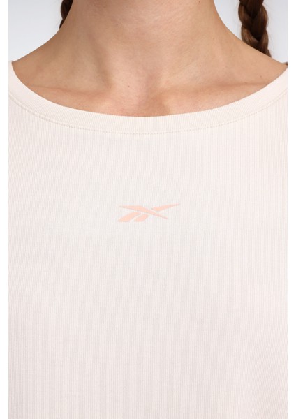 Rela Tee Bej Kadın Kısa Kol T-Shirt