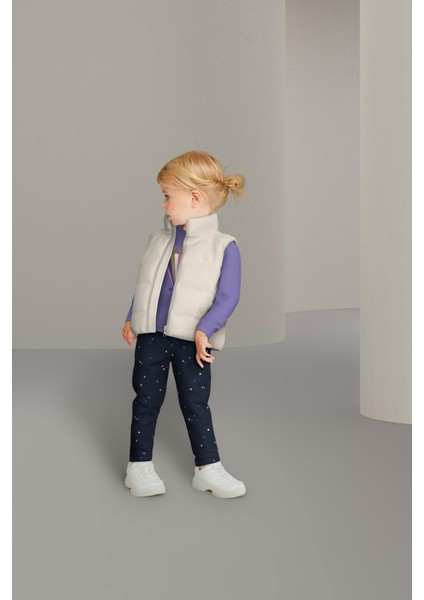 NMFMELLOW LONG PUFFER Bej Kız Çocuk Yelek
