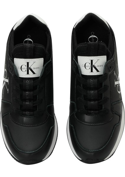 RUNNER SOCK LACEUP ML LTH Siyah Kadın Sneaker