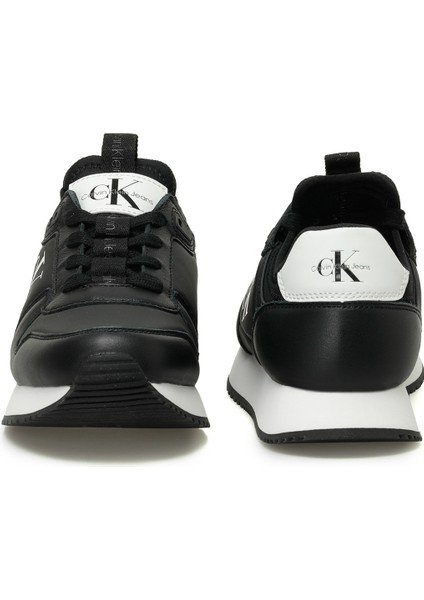 RUNNER SOCK LACEUP ML LTH Siyah Kadın Sneaker