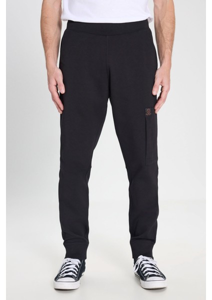 Regular Fit Normal Kesim Siyah Erkek Eşofman Altı