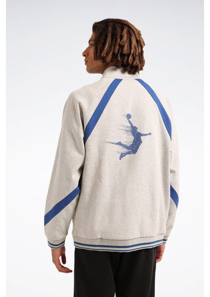 Camble Fz Gri Erkek Eşofman Üstü