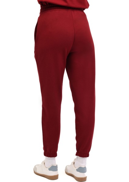 Wl 23RUBY BTS129 5pr Bordo Kadın Eşofman Altı