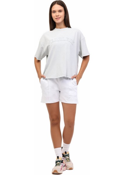 Wl Gale 11SY788 5pr Gri Kadın Kısa Kol T-Shirt