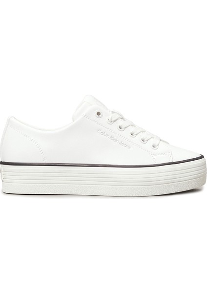 BOLD VULC FLATF LOW LTH I Beyaz Kadın Sneaker