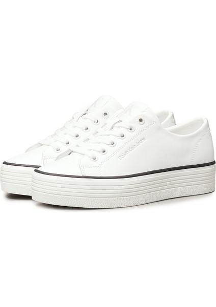 BOLD VULC FLATF LOW LTH I Beyaz Kadın Sneaker