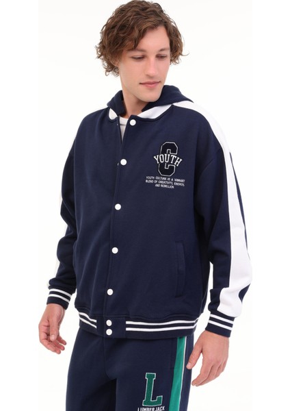 ml Eır 18BLO-21 5pr Lacivert Erkek Eşofman Üstü