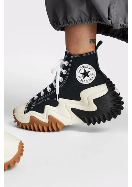 Run Star Motion Unisex Siyah Platform Sneaker.001