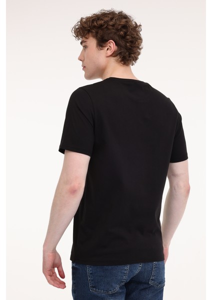 UL 11ATA-Y51 5FX Siyah Unisex Kısa Kol T-Shirt