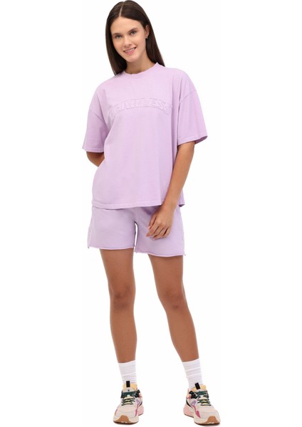 Wl Gale 11SY788 5pr Lila Kadın Kısa Kol T-Shirt