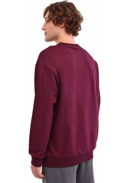 MB SN75 C Neck Sw 5pr Bordo Erkek Sweatshirt A102032527