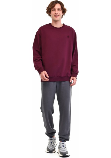 MB SN75 C Neck Sw 5pr Bordo Erkek Sweatshirt A102032527