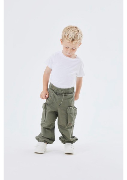 Name İt Nmmben R Parachute Pant Yeşil Erkek Çocuk Pantolon