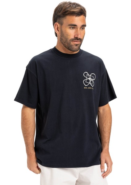 HW OUTSIDE INSIDE SS Siyah Erkek Kısa Kol T-Shirt