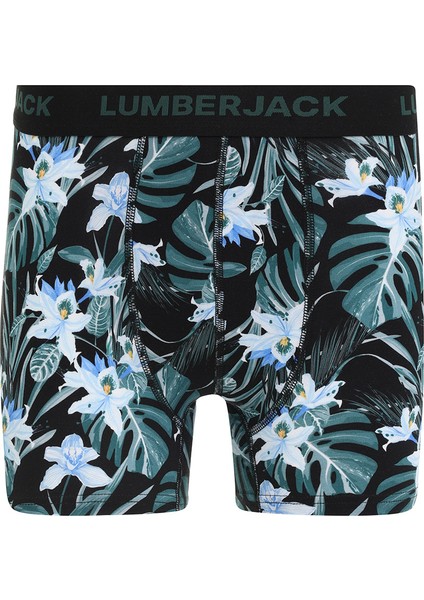 MB Floral-C 3 30BX09 5fx Lacivert Erkek Boxer