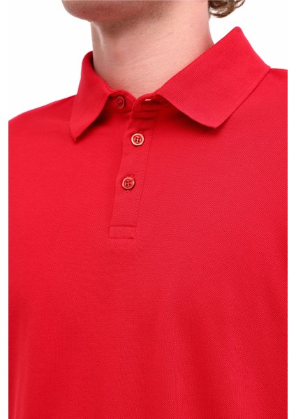 MB SN329 Ukol Polo 5pr Bordo Erkek Uzun Kol T-Shirt