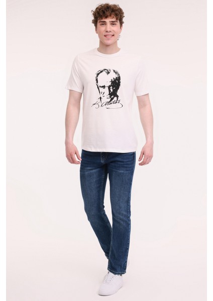 UL 11ATA-Y51 5FX Beyaz Unisex Kısa Kol T-Shirt