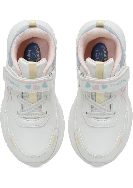 Esgan Pu P 5pr Beyaz Kız Çocuk Spor Ayakkabı