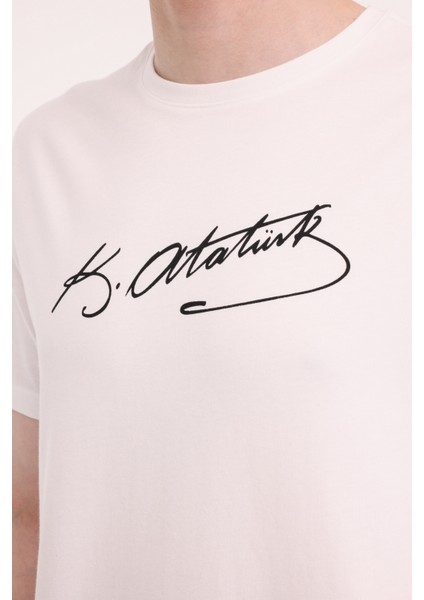 UL 11ATA-Y50 5FX Beyaz Unisex Kısa Kol T-Shirt