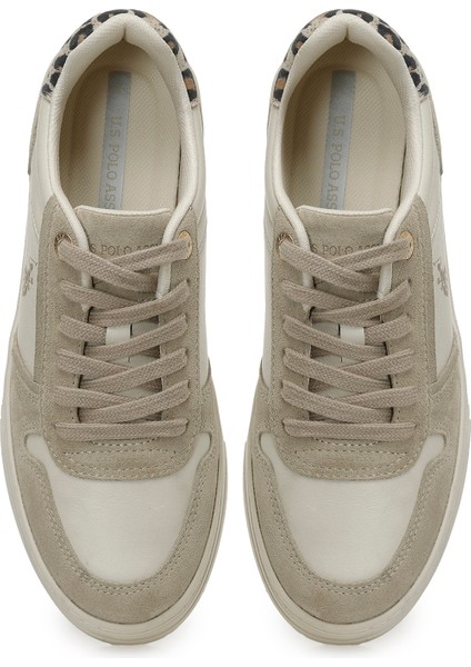 U.s.polo Assn Petra 5pr Bej Hakiki Deri Casual Anatomik Spor Ayakkabısı