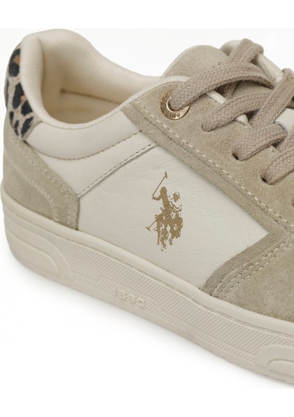 U.s.polo Assn Petra 5pr Bej Hakiki Deri Casual Anatomik Spor Ayakkabısı