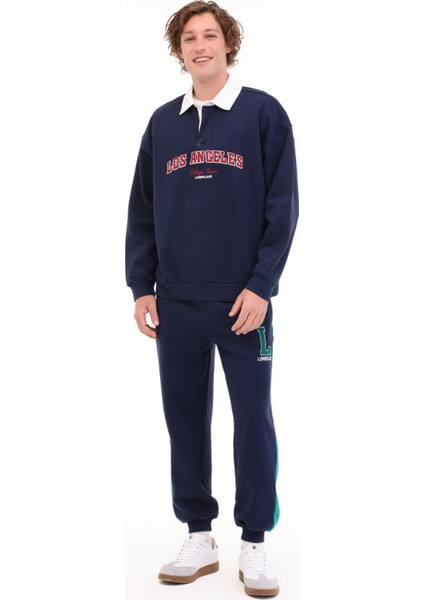 ml Fran 16ID110 5pr Lacivert Erkek Sweatshirt