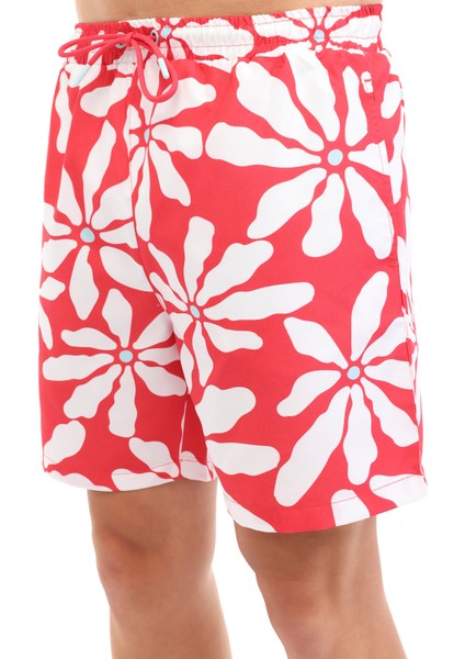 ml Eıdon 19HL-08 5fx Nar Çiçeği Erkek Deniz Şortu