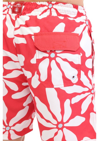 ml Eıdon 19HL-08 5fx Nar Çiçeği Erkek Deniz Şortu