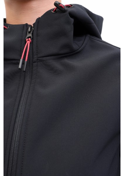 Wb Basıc 5GF748 5pr Siyah Kadın Softshell