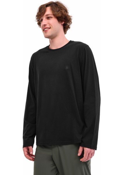 Lumberjack MB LOEN 14LJK-130-33 5PR Siyah Erkek Uzun Kol T-Shirt