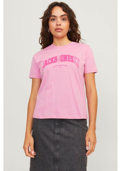 Jxava Reg Ss Tee Jrs Ekru Kadın Kısa Kol T-Shirt