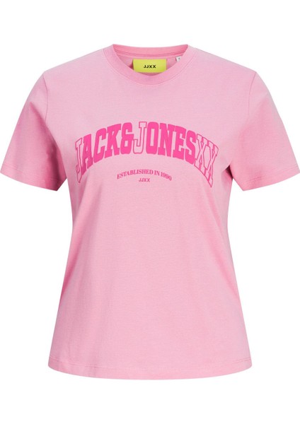 Jxava Reg Ss Tee Jrs Ekru Kadın Kısa Kol T-Shirt