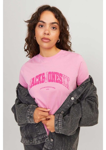 Jxava Reg Ss Tee Jrs Ekru Kadın Kısa Kol T-Shirt